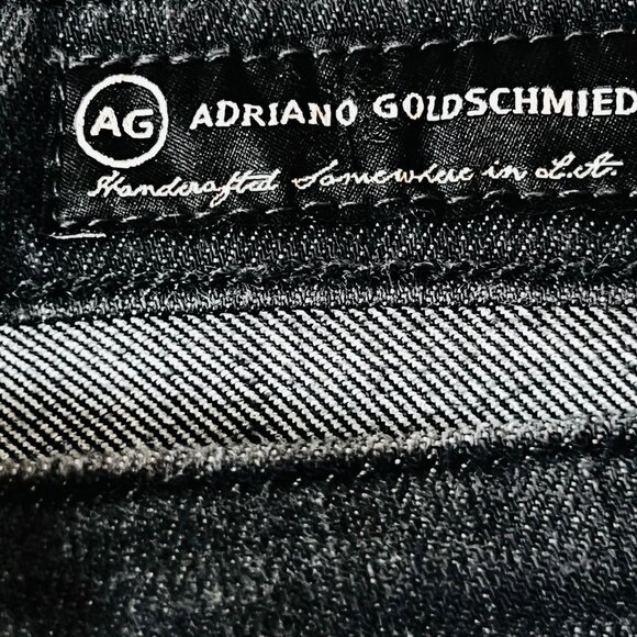 AG Adriano Goldschmied The Stevie Slim Straight Fit Womens Jeans Dark Wash 30R - Picture 5 of 15